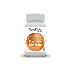Magnésio Dimalato 60cps 600mg - Apisnutri