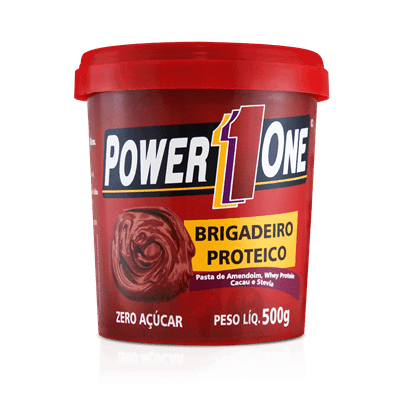 Pasta de amendoim Brigadeiro 500g Power One