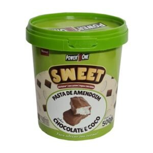 Pasta de Amendoim Sabor Chocolate e Coco 500g Power One