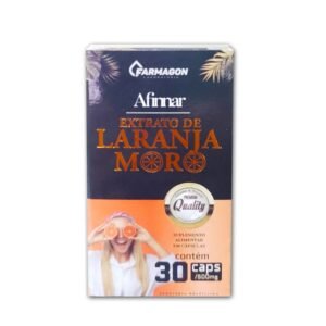 Afinnar Extrato de Laranja Moro 30 Cápsulas
