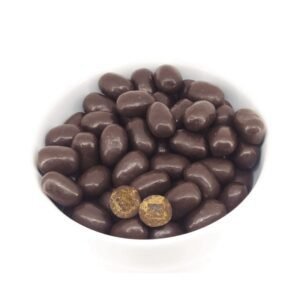 Drageados de Banana Desidratada com Chocolate (granel 100g)