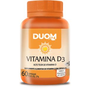 Vitamina D3 60caps Duom