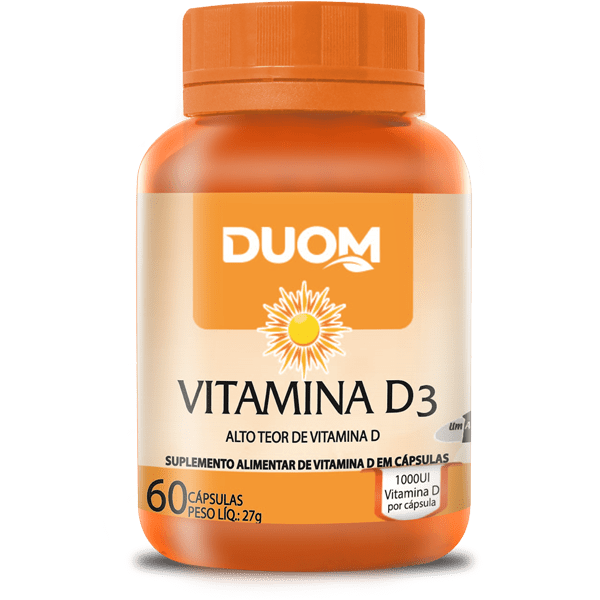 Vitamina D3 60caps Duom