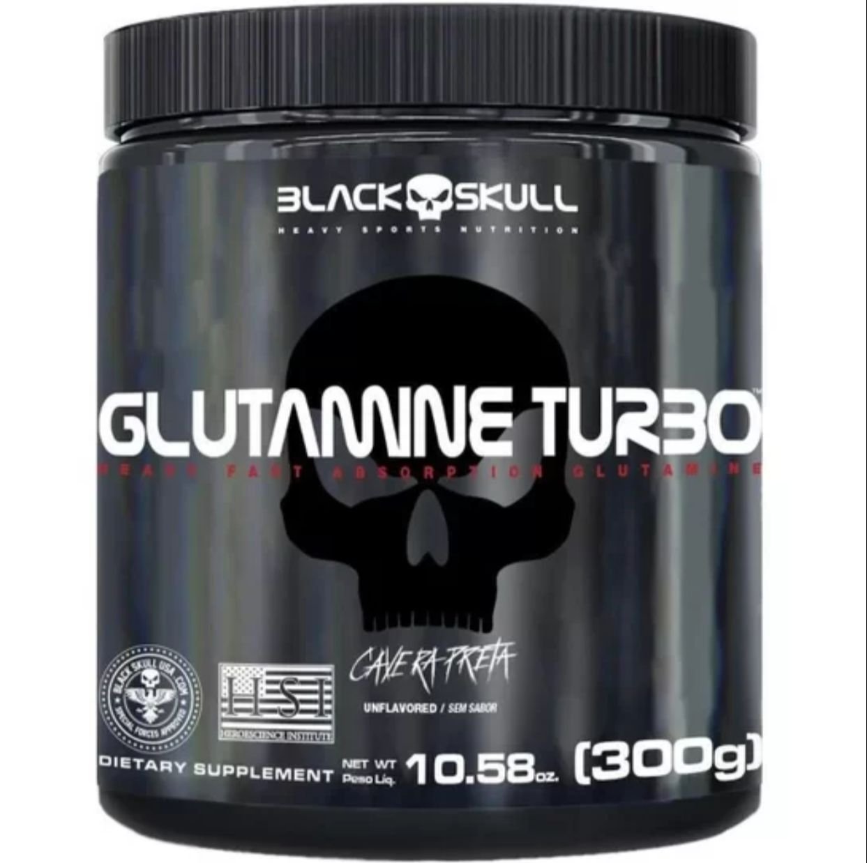Glutamine Turbo 300g Black Skull