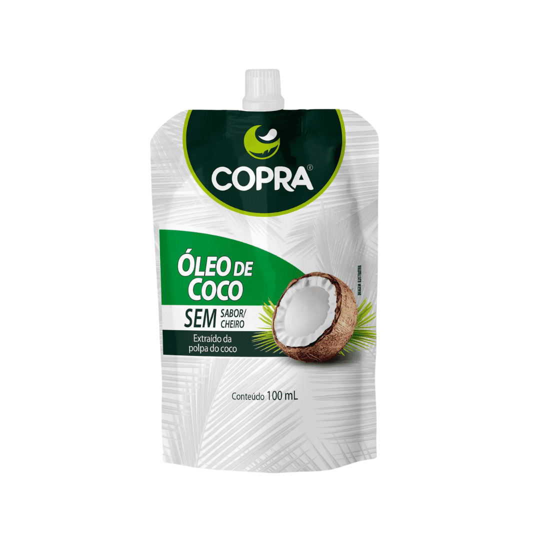 Óleo de Coco Sem Sabor Pouch 100ml Copra